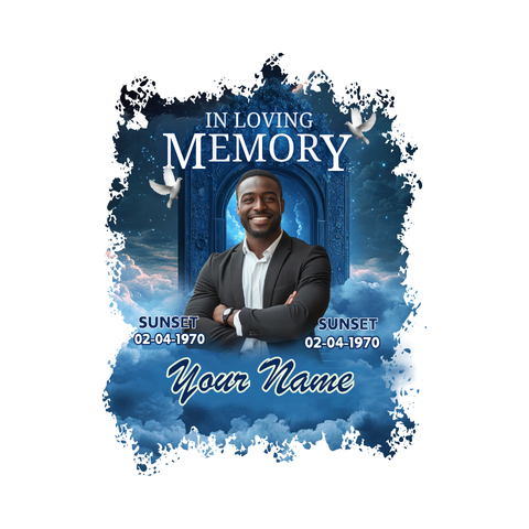 Custom Memorial Shirt Design