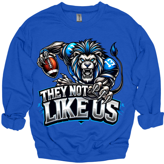 Lion "They not like us"