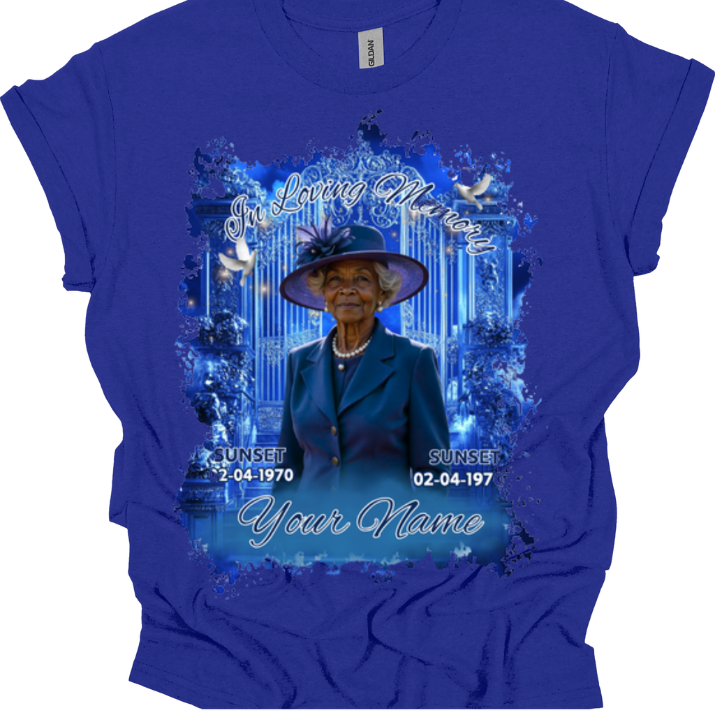 Custom Memorial Shirt Design