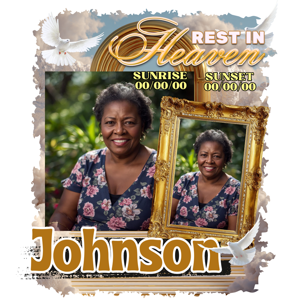 Custom Memorial Shirt Design