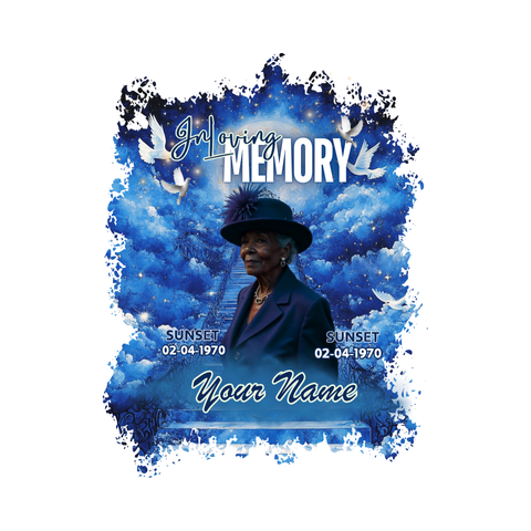 Custom Memorial Shirt Design