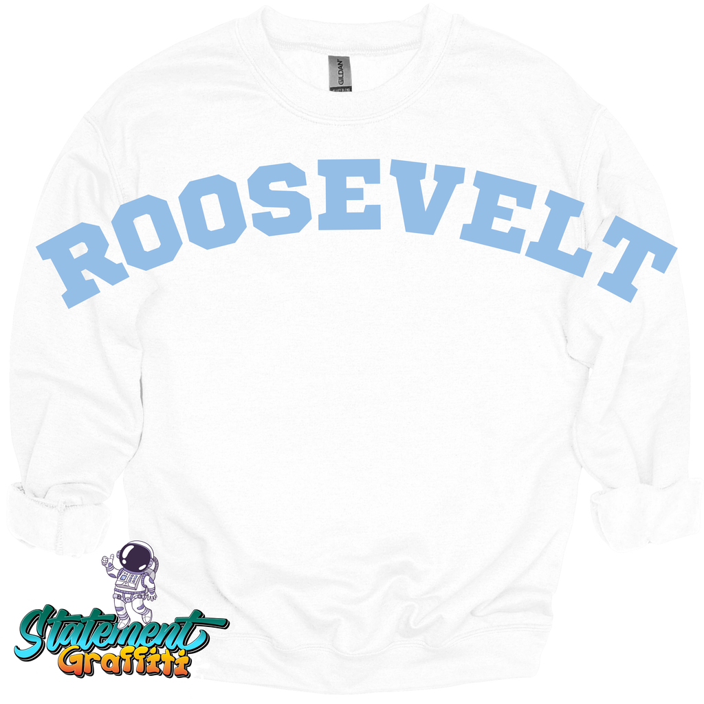 ROOSEVELT----Bold Letter Crewneck