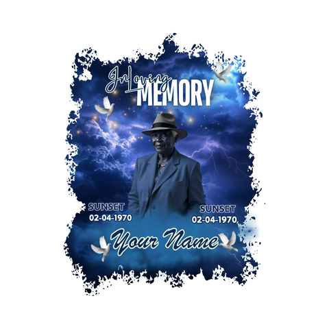 Custom Memorial Shirt Design