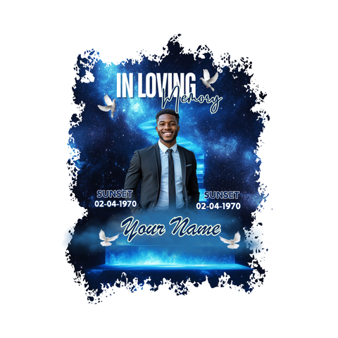 Custom Memorial Shirt Design