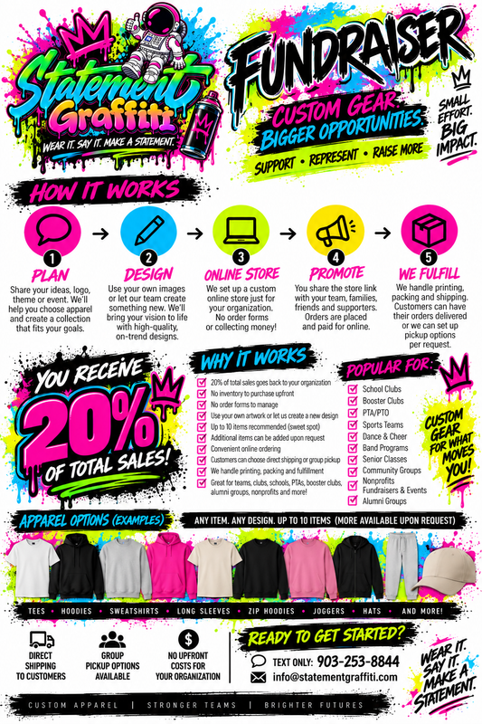 Custom Fundraiser Apparel