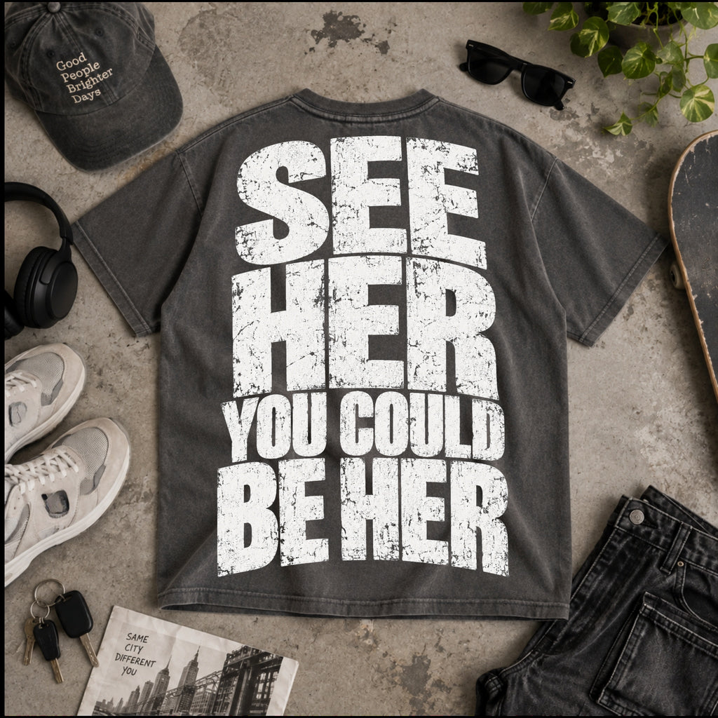 AJA WISLON "SEE HER. YOU COULD BE HER"